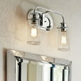 thumbnail image 5 of 45458CH Kichler Lighting Braelyn - 2 Light Bath Vanity Approved for Damp Locations - with Vintage Industrial inspirations - 10.25 inches tall by 14.75, 5 of 10