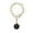 F, variant on Glass&Bottle Cup Name ID Letter Charm Accessories for Cup Tumbler Handle Initial Identification Charms Thoughtful Valentine Birthday Black, 3.94 inch, C