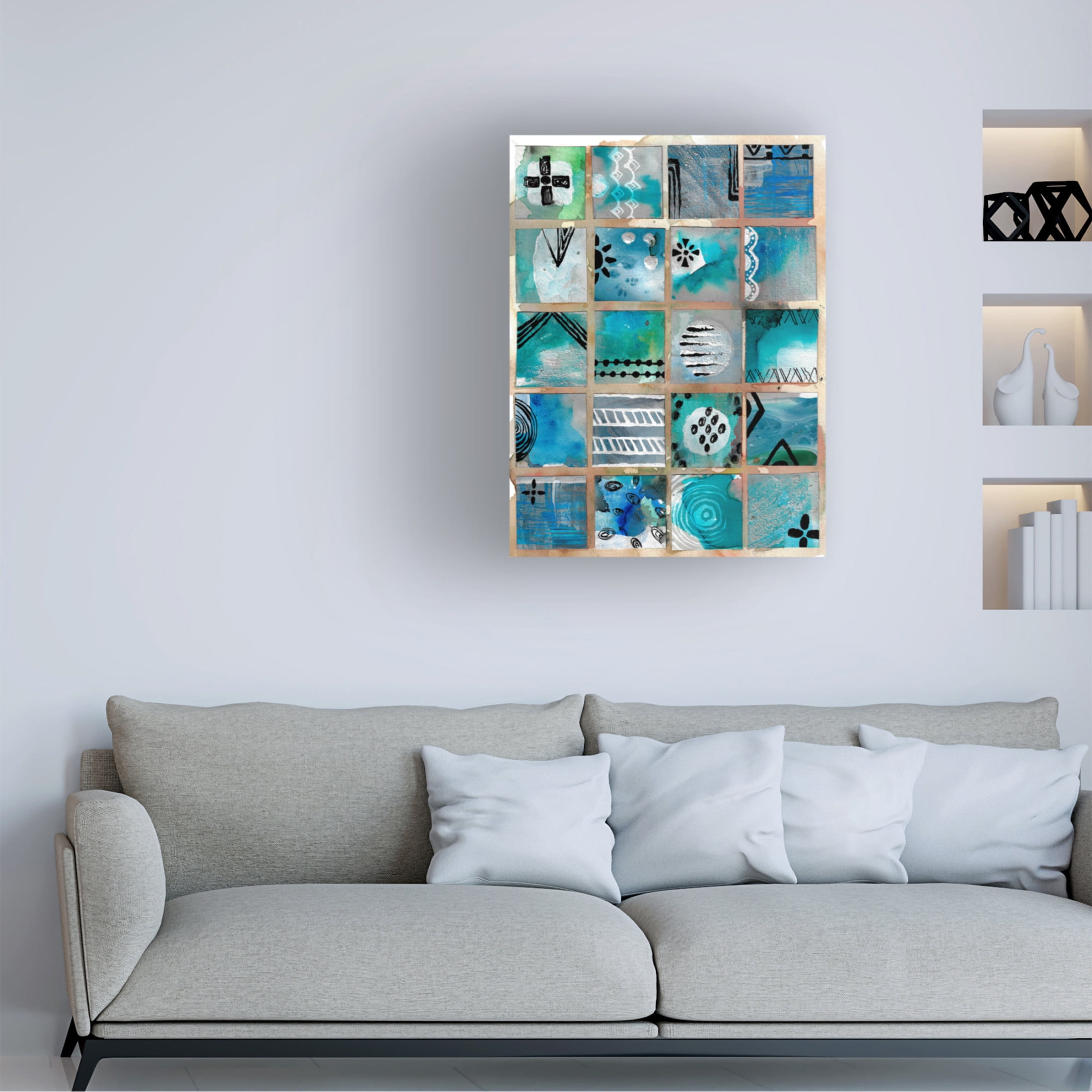 Canvas Wall Art - Maliq 'Another Chance' Wall Art for Living Room, Bedroom, or Office Décor by Trademark Fine Art - 18 x 24 Inches