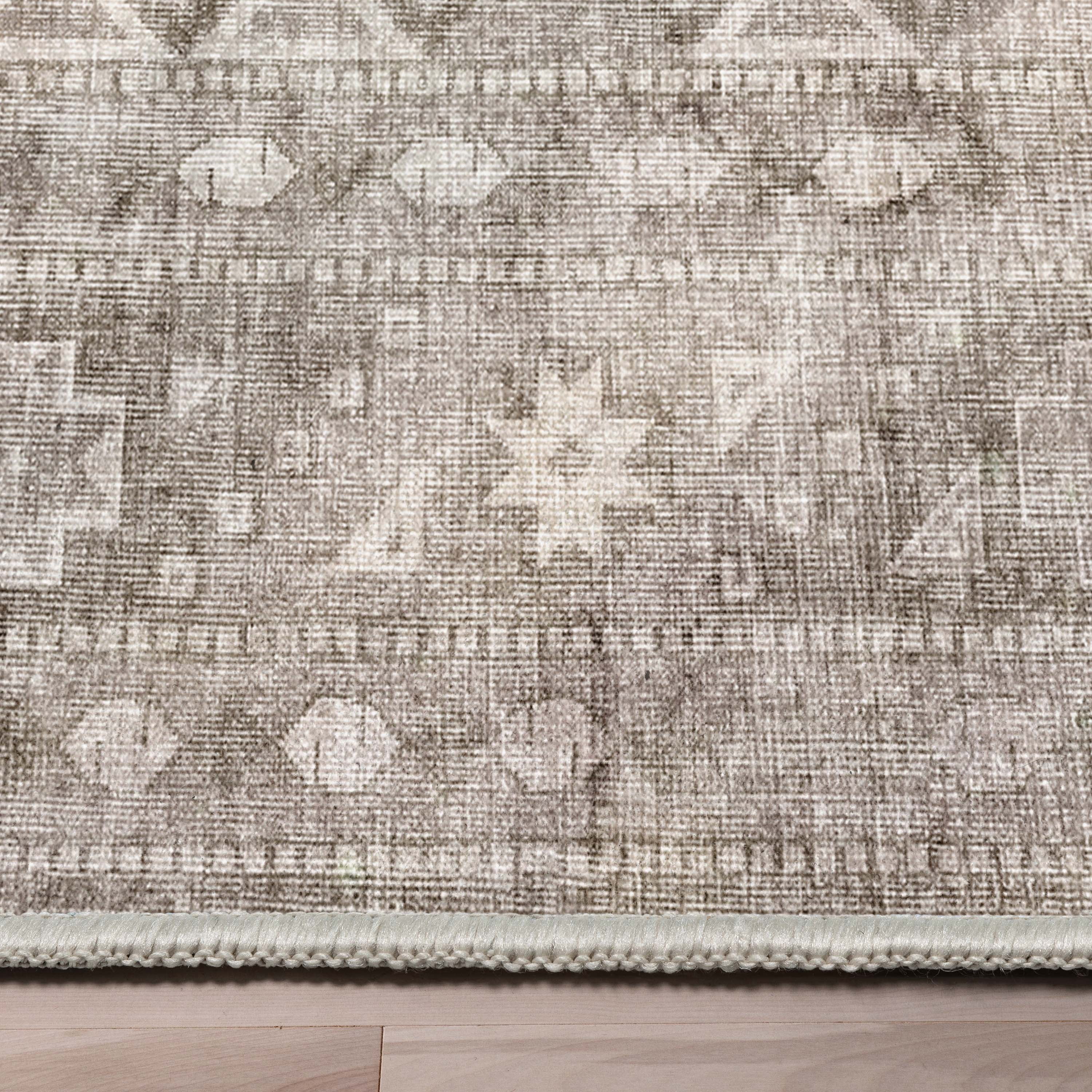 Well Woven Apollo Praha Vintage Tribal Beige Flatweave 3'3" x 5' Area Rug