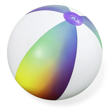 Bluescape Rainbow Inflatable Small Beach Ball 13.5"