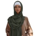 thumbnail image 1 of Modal Long Scarf Soft Skin Friendly Cotton Scarf Pure Shawl Headscarf Color G6N7, 1 of 5