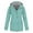 Mint Green, variant on Timegard Rain Jacket Women Plus Size Active Outdoor Hoodies Jacket Zip up Fall Raincoat Windbreaker