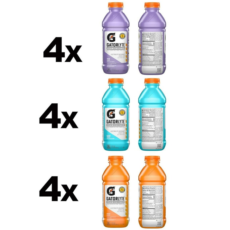 Gatorlyte Rapid Rehydration Variety Pack, 20 fl oz, 12 Pack photo 3