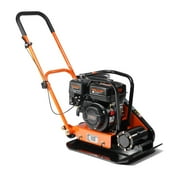 HCY Plate Compactor; 6.5 HP 196CC Gas Engine 5; 600 VPM; 4; 200 lbs Force Vibratory Compaction Tamper with 22.1 x 15.9 in Plate for Walkways; Patios; Asphalts; Paver Landscaping