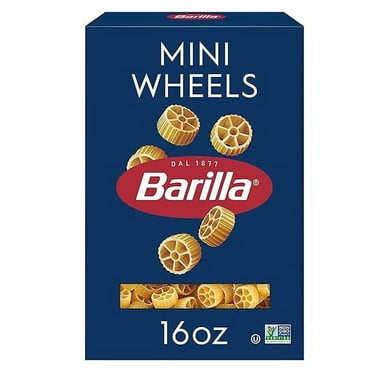 2X - Barilla Mini Wheels Pasta, 16 Oz. Box - Non-Gmo Pasta Made With Durum Wheat Semolina - Kosher Certified Pasta