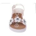 thumbnail image 5 of bebe Girl's Sandals – Cute Fashion Flat Sandals, Summer Flats with Fruit Charms and Ankle Strap (Toddler-Little Kid-Big Kid), 5 of 7