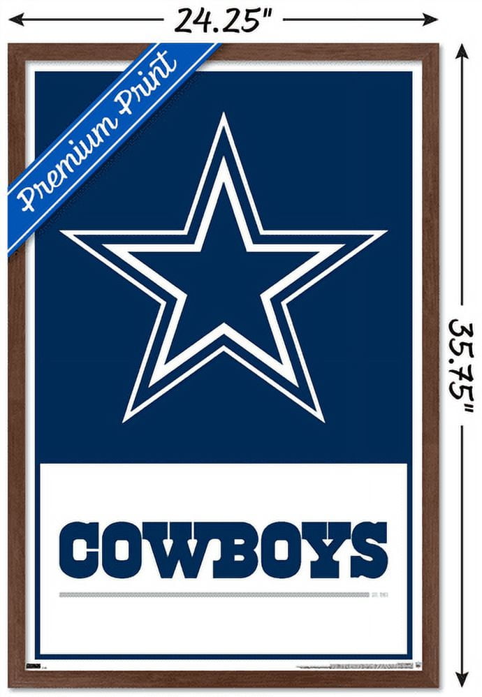 Dallas Cowboys: Alumigraphic Address Block Logo - NFL Outdoor Graphic 8W x 6H