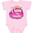 thumbnail image 3 of Inktastic I Love My Daddy Girls Girls Baby Bodysuit, 3 of 5