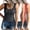A Blackgrey,Red,White, variant on Tank Tops for Women Summer Casual Camisole Tops Ribbed Sleeveless Henley Shirts Basic Clothing