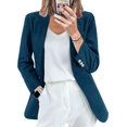 thumbnail image 4 of Vedolay Coats Women's Blazer for Work Coat Business Casual Slim Fit Formal Ladies Jacket,Green XXL, 4 of 4