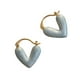 thumbnail image 1 of Pendientes con forma de corazón para niñas, aretes colgantes, joyas, regalos para novia, amor, Azul, 1 of 9
