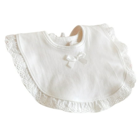 

Honeeladyy Discount Newborn Toddler Infant Baby Kids Girls Bowknot Lace Bibs Saliva Cartoon Towel