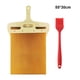 thumbnail image 1 of Tabla de cortar colgante de madera para pizza con tabla para servir con cepillo (55*30 cm), 1 of 3