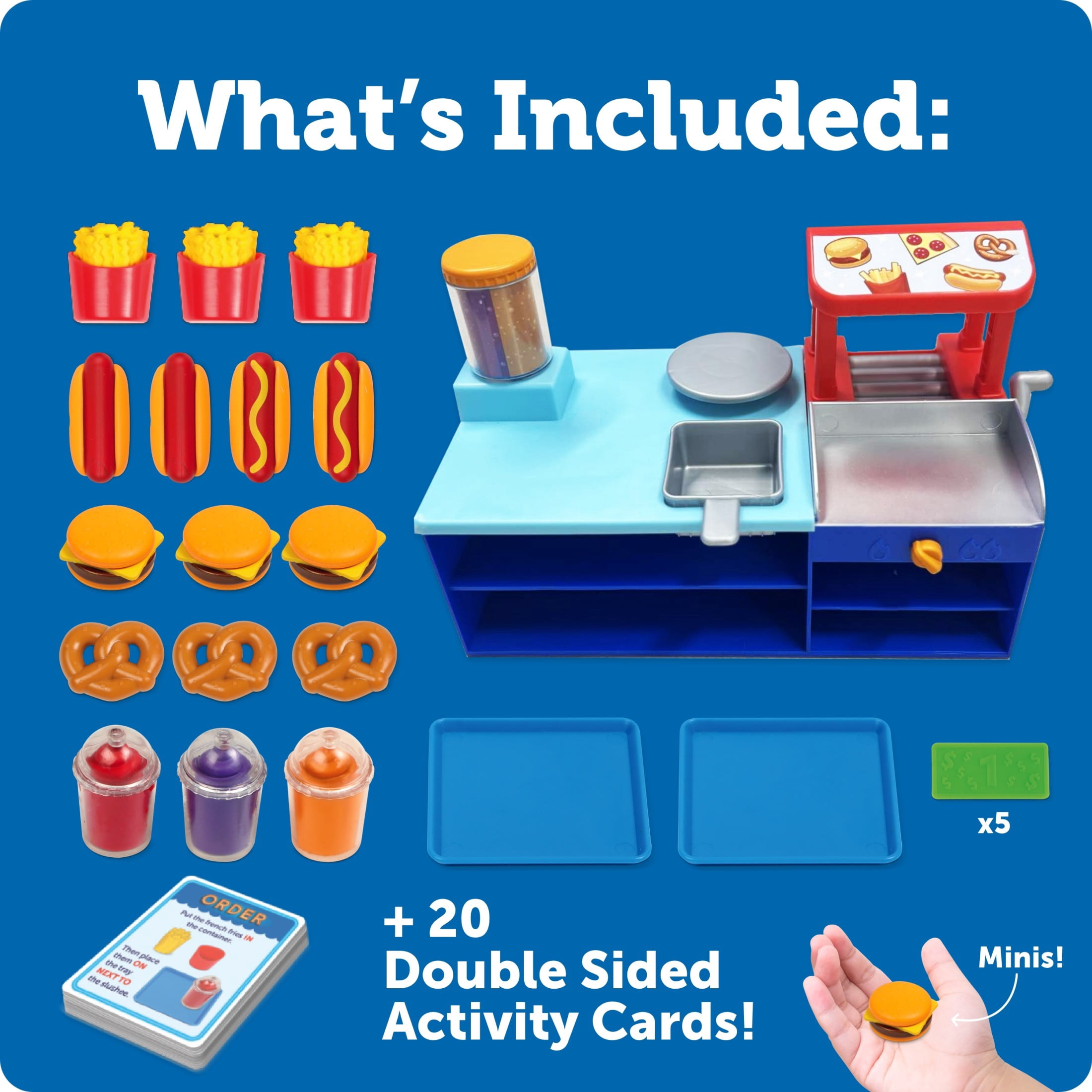 Learning Resources Mini Snack Shop Sorting Set, Play Food Shop, Ages 3+