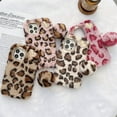 thumbnail image 5 of Allytech Plush Case for iPhone 13 6.1" 2021 Released, Leopard Printed Fashion Luxury Cute Fuzzy Furry Warm Plush Fluffy Fur Soft TPU Back Shock Absorption Case for iPhone 13, White, 5 of 5