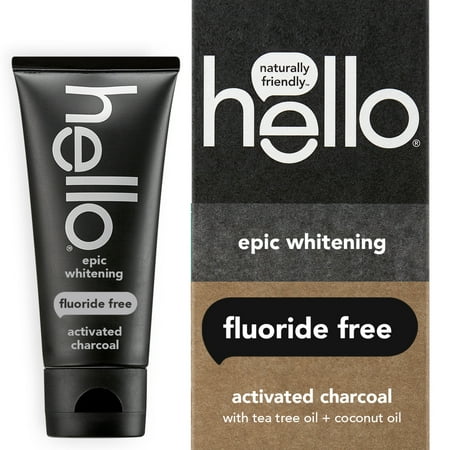 UPC 819156020035 product image for hello Activated Charcoal Epic Whitening Fluoride Free Toothpaste  Fresh Mint + C | upcitemdb.com