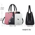 thumbnail image 4 of Ruigrea Women Top Handle Satchel Handbags Shoulder Bag Tote Purse Messenger Bags, 4 of 12