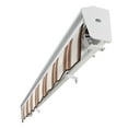 thumbnail image 4 of Awntech 14 Ft Destin Left Motorized Heavy Duty Patio Retractable Awning with Protective Hood (168in x 10.38in x 120in), Brown/Tan/Terracotta Multi, 4 of 5
