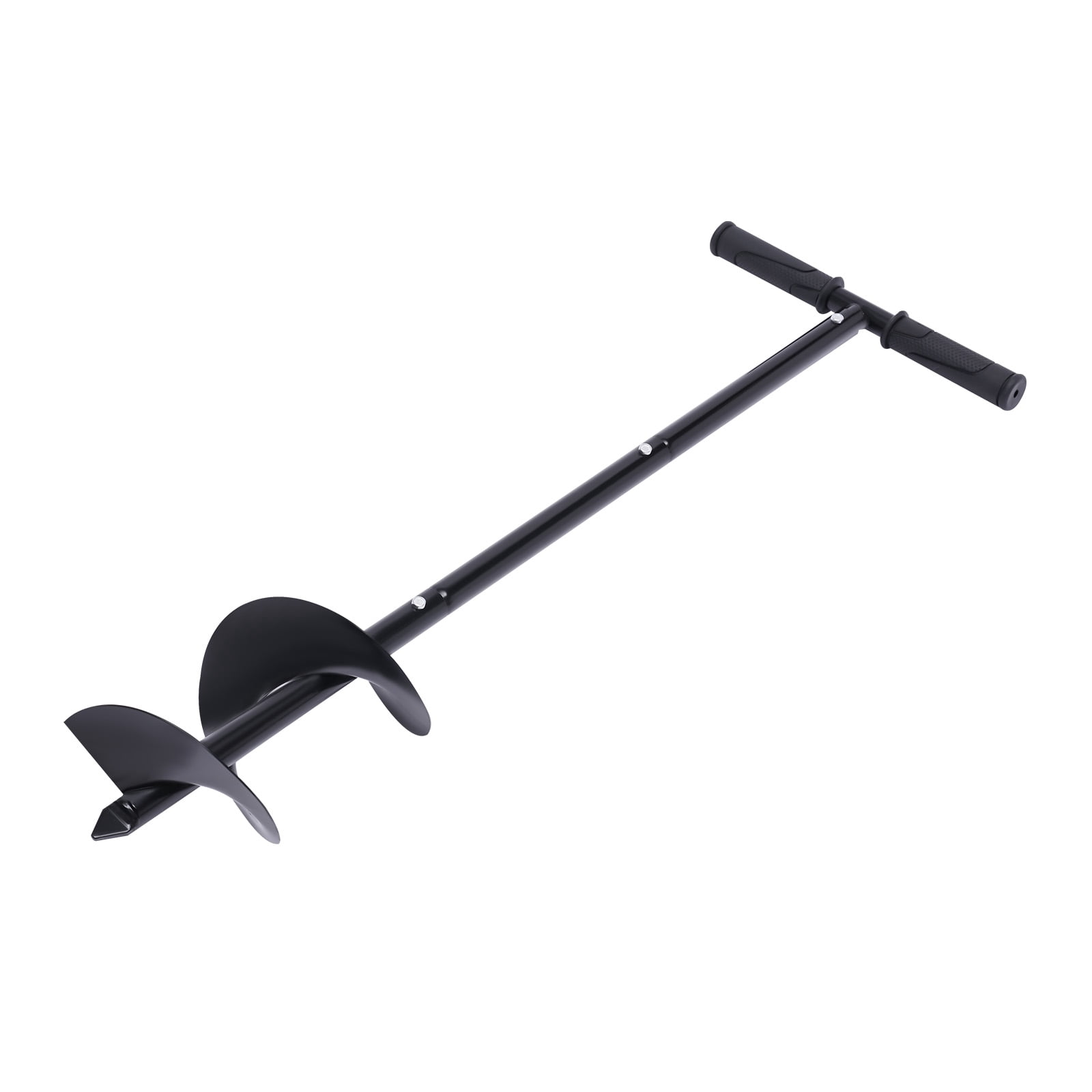 Manual Garden Hole Digging Drill Bit 6"x 33.46" Hand Drill Auger Post Hole Digger Spiral Drill Planter for Planting Bulb Flower Tree Seedlings Bedding Plants Umbrella Fence Holes 6"x 33.46"