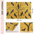 thumbnail image 6 of Halloween Crow Tree Branch Placemats Set of 4,Non-Slip Washable Kitchen Table Mats Dining Placemats for Indoor Outdoor Party Wedding Halloween Table Decoration,12x18 inch, 6 of 6