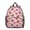 Football Cherry Pink, variant on Football Icon Blue Pattern Backpack for School, Cute School Bag with Adjustable Shoulder Straps and Padded Back, 13.8"x11.4"x6"