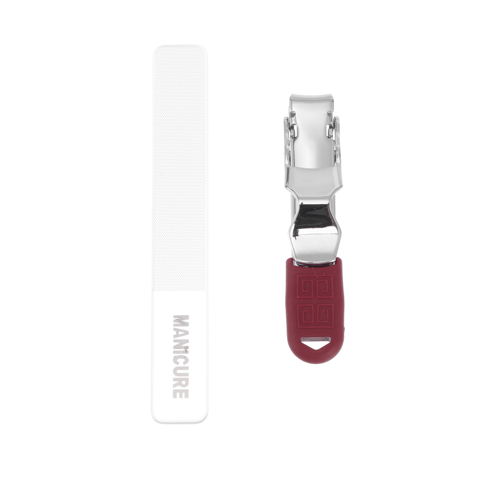 Unique Bargains 2pcs Delicate Nail Clippers Set for Trimming with Ergonomic Handle