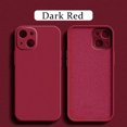 thumbnail image 1 of Original Square Liquid Silicone Phone Case For iPhone 14 13 12 Pro Max Mini Plus 2023 Shockproof Back Cover, 1 of 5