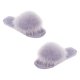 thumbnail image 1 of EeaseMX 1 par de pantuflas de punta abierta para mujer, informales, de felpa, para interior, para casa o hotel., 1 of 8