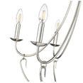 thumbnail image 3 of 12106-PN Millennium Lighting Eisley - 6 Light Chandelier-31.63 Inch Tall and 28.5 Inch Wide-Polished Nickel Finish, 3 of 6