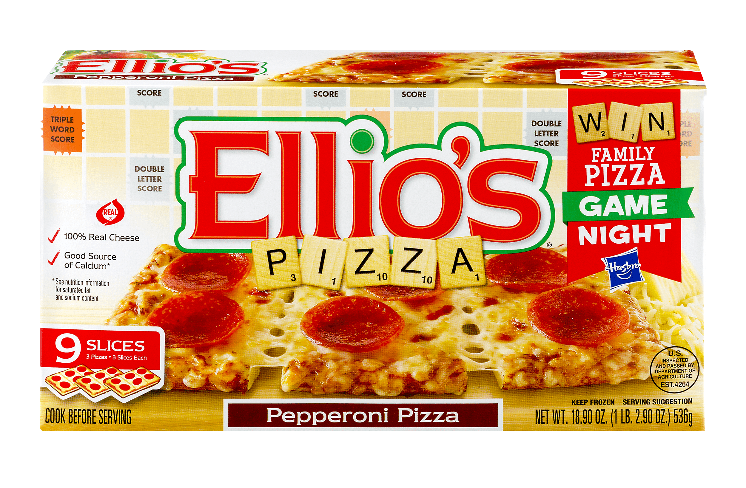 Ellios Pizza, 3 ea