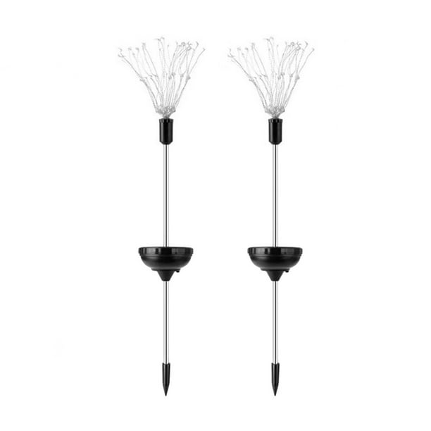 Toystoory 2 uds., lámpara de fuegos artificiales de diente de león con globo de hierba para exteriores con energía Solar, 90/120/150 LED para lámpara Iluminación y accesorios 150 blanco Toystoory HA005492-07