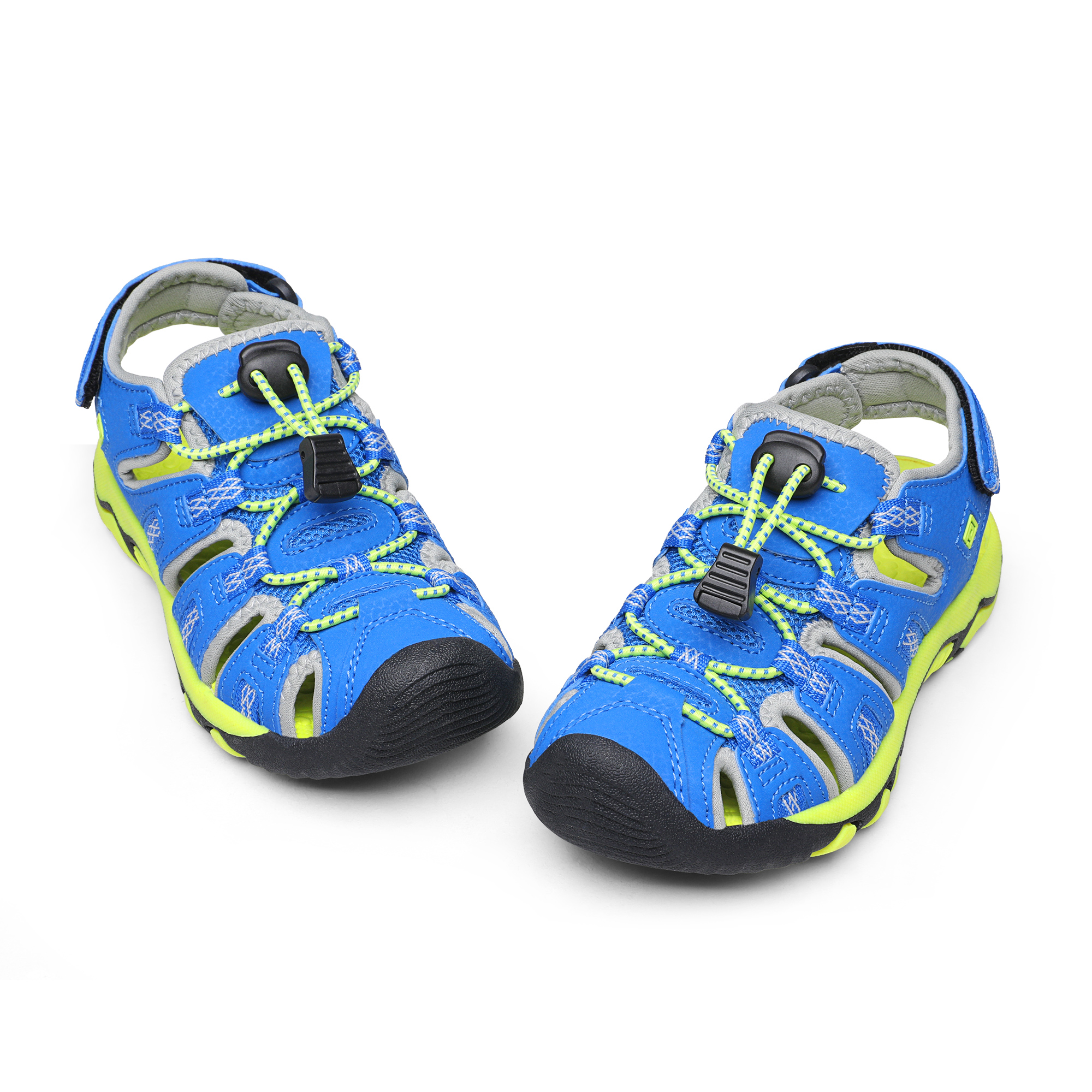 Dream Pairs Kids Summer Athletic Sandals Boys Girls School Outdoor Sports Sandals Walking Shoes 160912-K ROYAL/BLUE/GREY/NEON/GREEN Size 12 - image 5 of 5