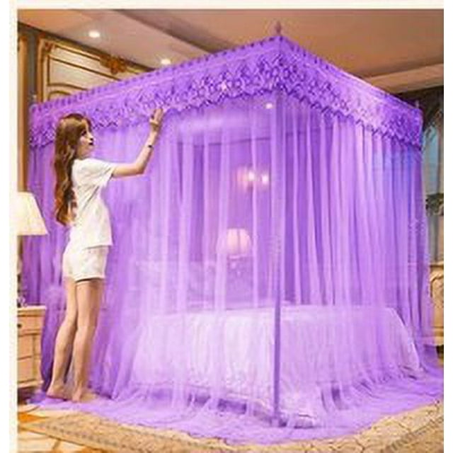 pitrice Palace mosquito net with three doors, high encryption, floor princess style