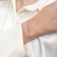 thumbnail image 2 of Leander Opal Bracelet 928 Sterling Silver Synthetic Opal Bracelet Opal Butterfly, Evil Eye, Infinity Bracelet Women's Adjustable Sisters Friendship Bracelet Christmas Jewelry, 2 of 6