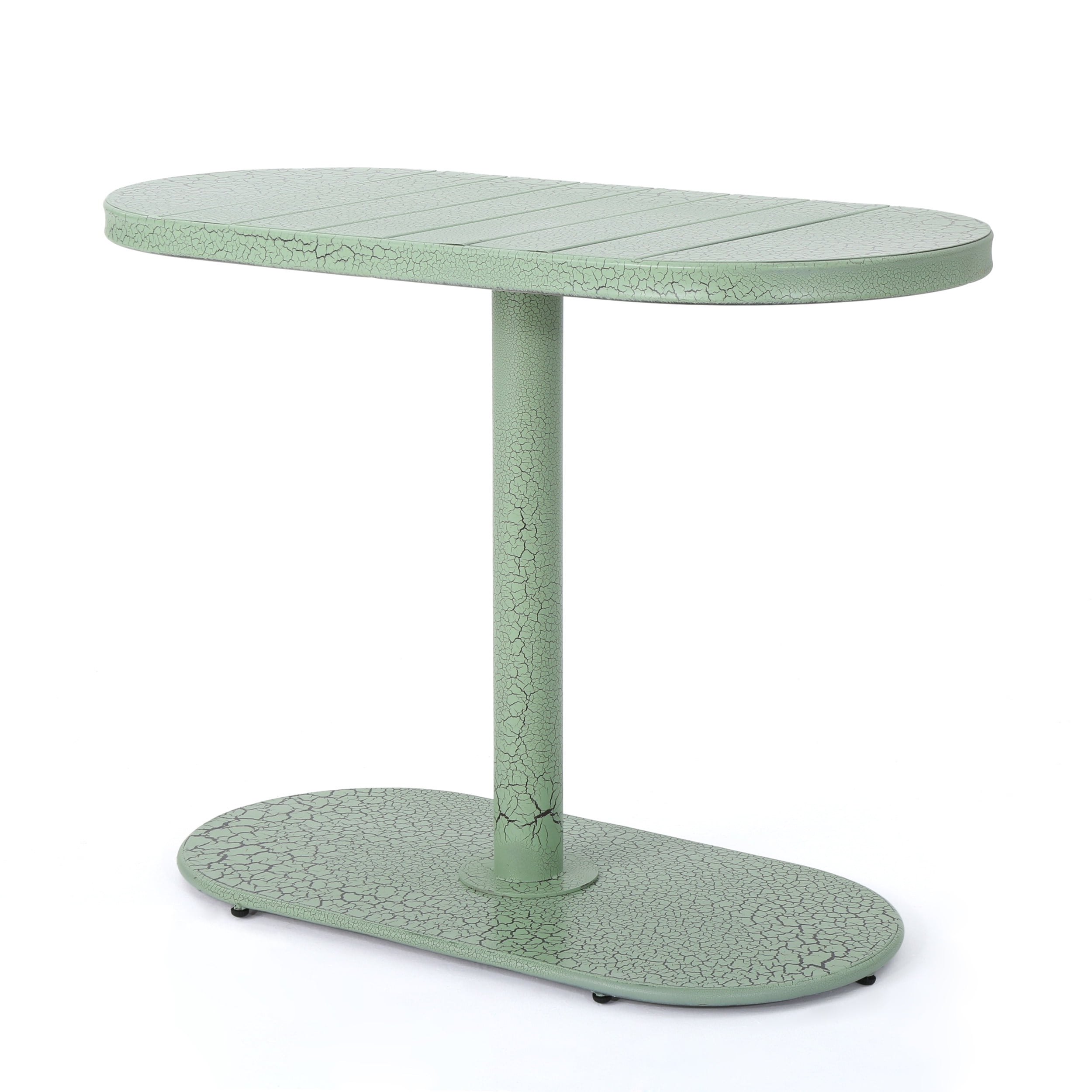 Outdoor 3 Piece Leisure Bistro Set, Combined Table and Chairs Furniture for Patio Garden, Chartreuse Green