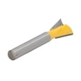 thumbnail image 1 of Dovetail Router Bit, Woodworking Dovetail Router Bit Straight Cut Router Bit Dovetail Router Bit 1/4in Shank Tungsten Steel Alloy Router Bit for Trimming, 1 of 7
