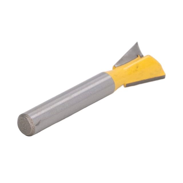 Dovetail Router Bit, Woodworking Dovetail Router Bit Straight Cut Router Bit Dovetail Router Bit 1/4in Shank Tungsten Steel Alloy Router Bit for Trimming