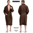 thumbnail image 4 of Men's Soft Plush Fleece Classic or Hooded Robe with Front Pockets, 4 of 7