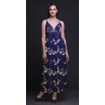 thumbnail image 4 of Bimba Robe Longue Maxi à Bretelles Spaghetti Ajustables Imprimée d'Oiseaux, Tenue de Plage d'Été - Xxx-Grand, 4 of 6