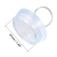 thumbnail image 3 of Tapón de fregadero de caucho Uxcell, tapón de drenaje azul claro que se adapta a 38-40mm con anillo colgante para bañera, cocina y baño 2 piezas, 3 of 5