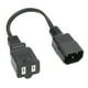thumbnail image 2 of Cable hembra IE Maleto R, IEC320 C14 a 1 cable de alimentación IE NEM R Cable impulsado por rendimiento, 2 of 9