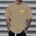 thumbnail image 1 of T-shirts pour Hommes Décontractés Amples à Col Rond à Manches Courtes T-Shirt pour Hommes - Design d'Impression Élégant Coupe Confortable Idéal pour le Quotidien, 1 of 3