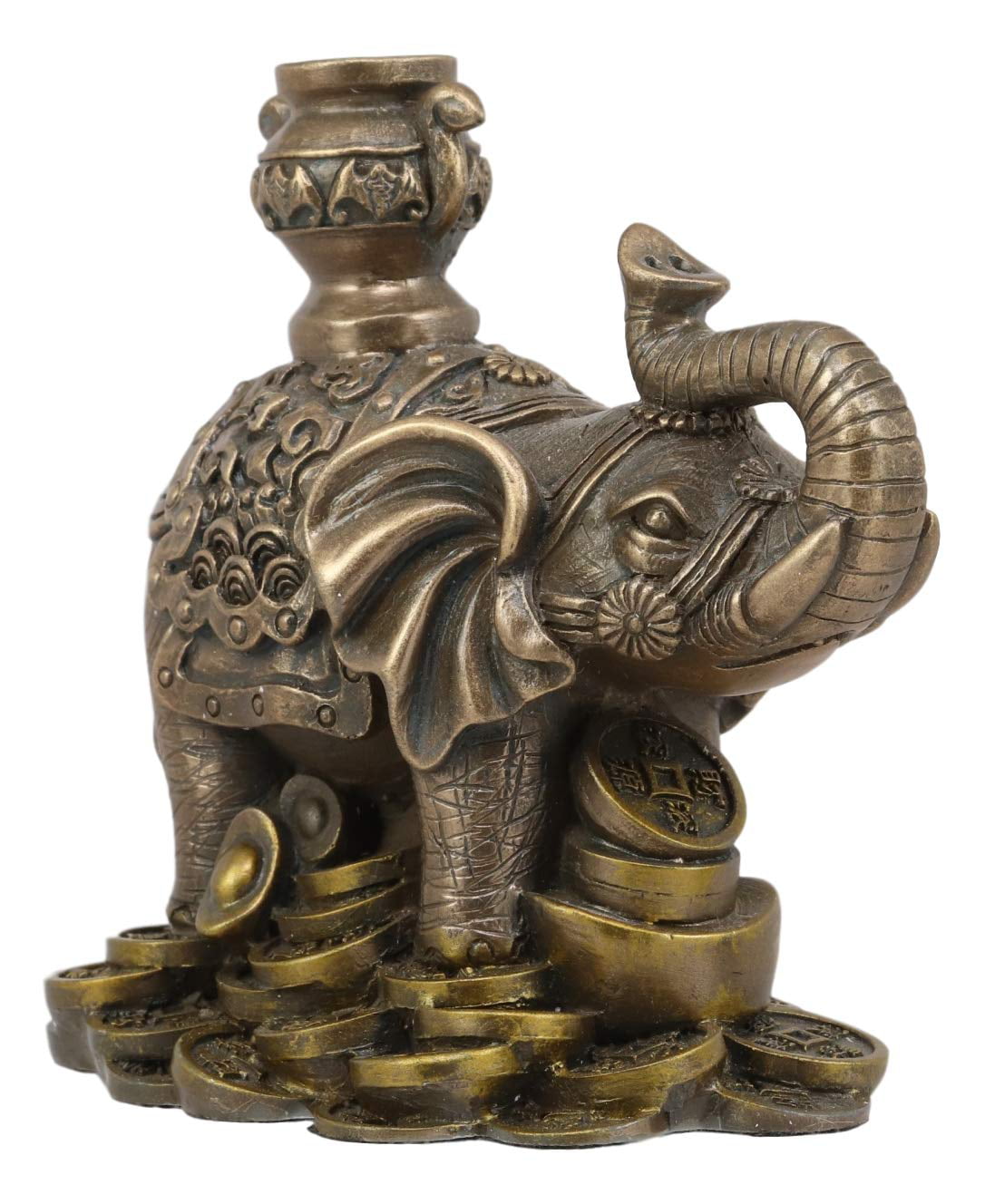 Feng Shui Decor Attract Wealth and Good Luck 13.5x7x12cm Figurines Carved 
