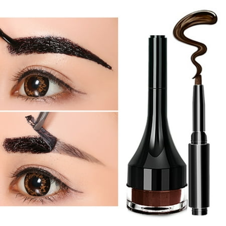 Manfiter Waterproof Eyebrow Gel Makeup, Medium (Best Brown Eyeliner Pencil India)