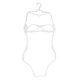 thumbnail image 2 of Colgador de traje de baño multiusos Strade Fareast Limited Claro, 2 of 8