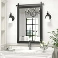 thumbnail image 5 of PAIHOME 24"x36" Black Farmhouse Mirror for Bathroom, Wood Framed Rectangle Bathroom Mirror, Anti-Rust, Hangs Horizontally and Vertically for Vanity, 5 of 7