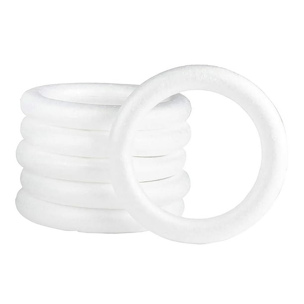 Anillos de corona de espuma Adorno creativo de escritorio Arreglos florales Anillos redondos para 110MM