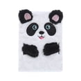 thumbnail image 2 of Ynlkorvg New Cartoon Plush Notebook Cute Panda Girl Heart Hand Ledger Little Girl Pink NotepadNote Pad Stationery 1PCS, 2 of 5