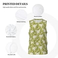 thumbnail image 3 of Sikiie Daisies Flowers Basketball Jersey Reversible Men's Mesh Athletic Sports Shirts Training Practice S-4XLSmall, 3 of 6